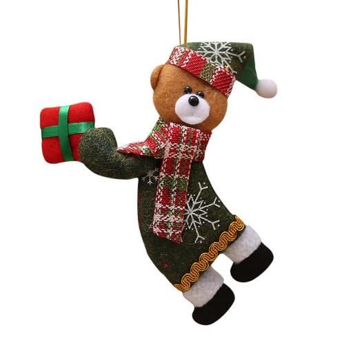 Новогодняя игрушка Медвежонок 15x8 см Разноцветный (0341/1) Новогодняя игрушка Медвежонок 15x8 см Разноцветный (0341/1)