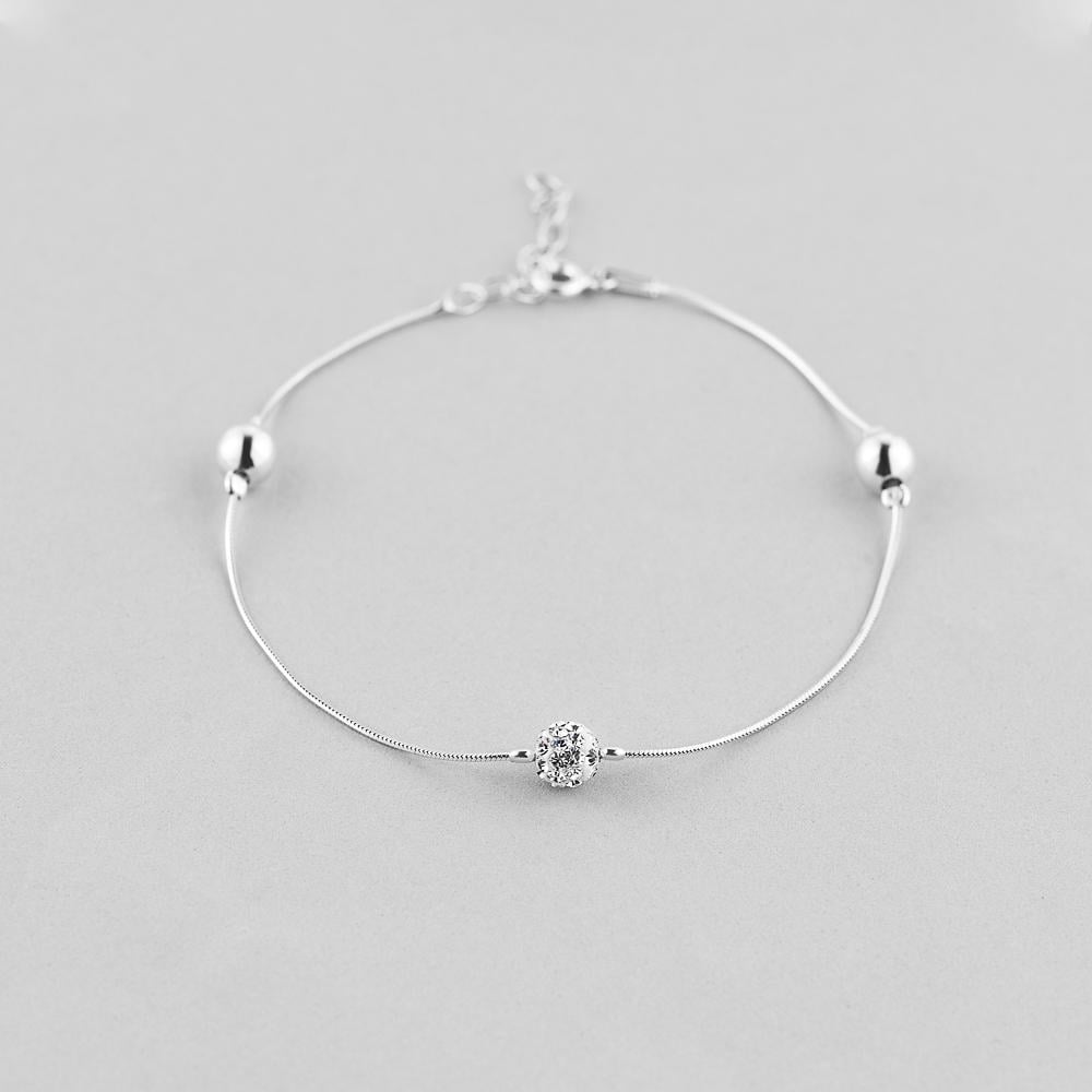 Браслет серебряный Minimal Нежный рассвет (ф-97б/19)