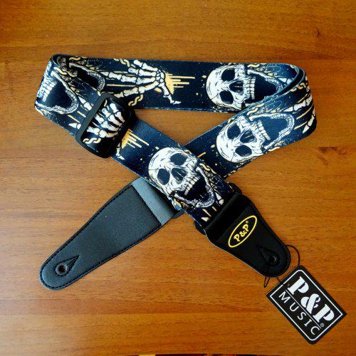 Ремень для гитары P&P Череп (113) - фото 3