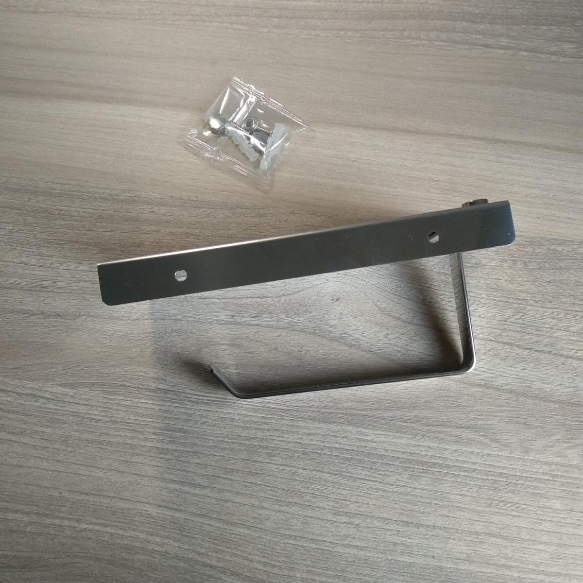 Тримач туалетного паперу IwConcept K6 SS-304 з поличкою із нержавіючої сталі Хром (1928) - фото 6 Тримач туалетного паперу IwConcept K6 SS-304 з поличкою із нержавіючої сталі Хром (1928) - фото 6