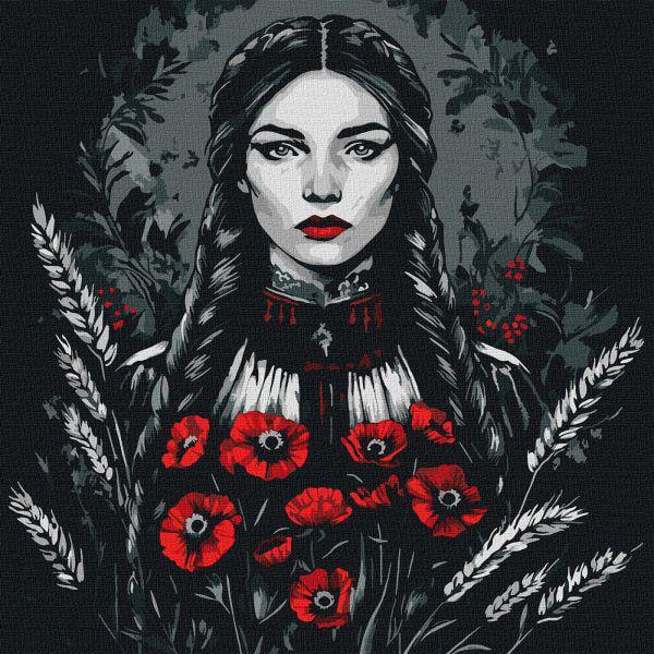 Картина за номерами Ideyka Жіноча сила 40x40 см (Id-KHO8572)