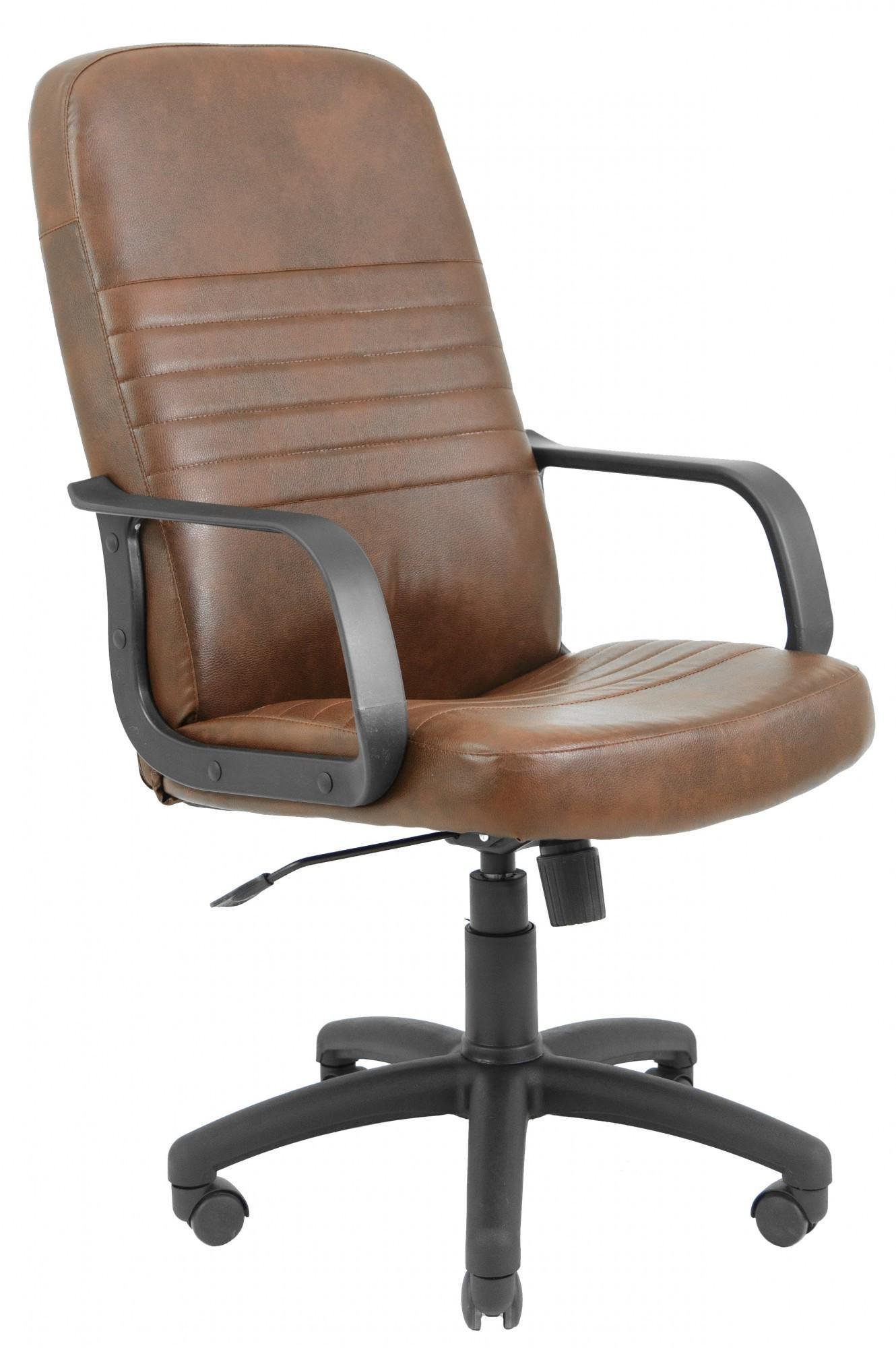 Крісло офісне комп'ютерне Prius Лаки Табак ПлаStick М3 MultiBlock Коричневий