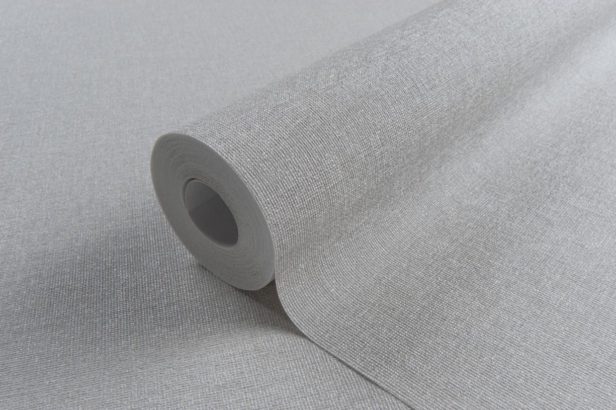 Обои флизелиновые LS Vinil Тигго ЭШТ 4-1536 винил горячего тиснения 1,06х10,05 м Светло-серый