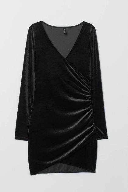 Платье H&M 702938П р. 34 Черный (1111109406886)