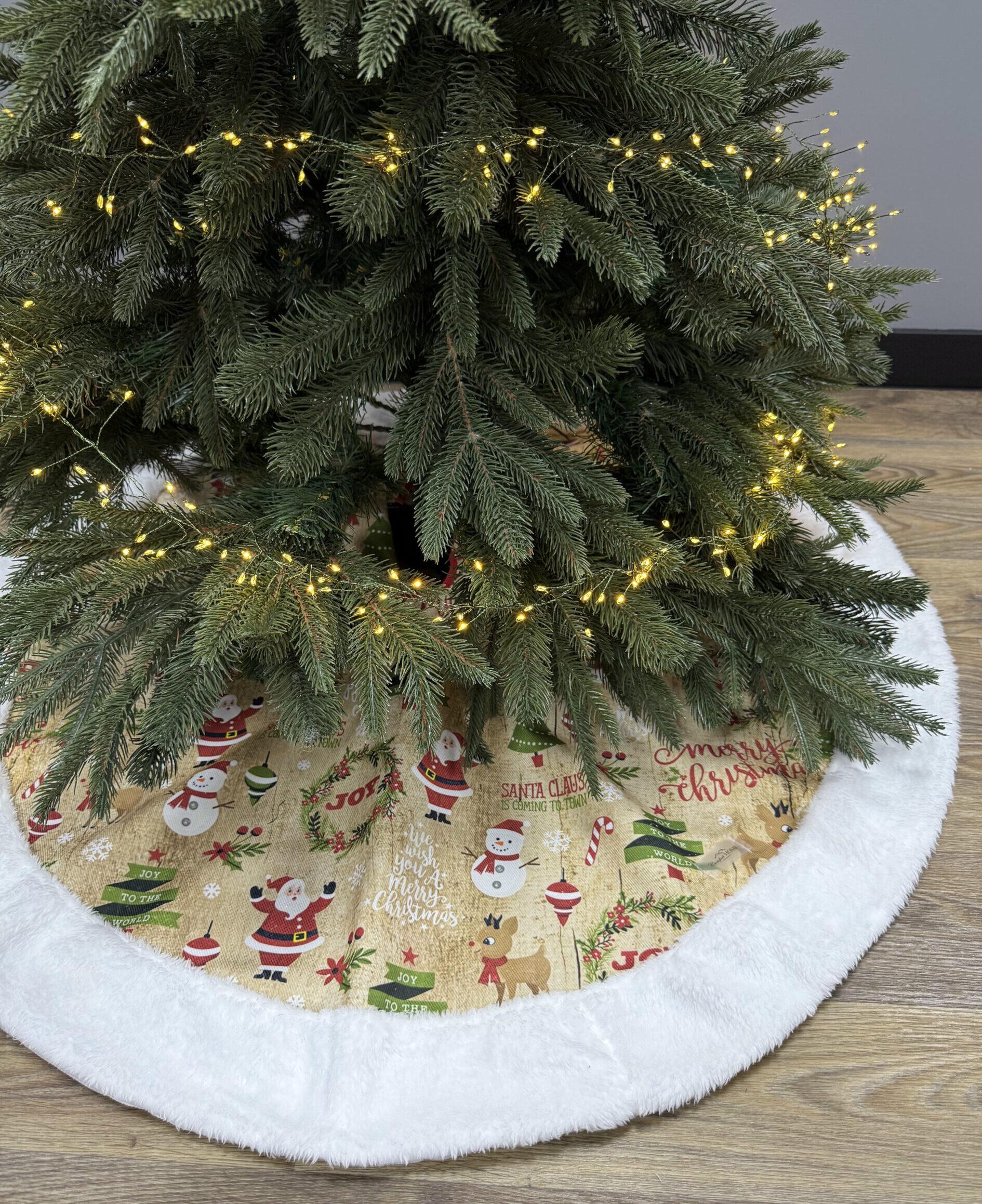 Юбка под елку с мехом Comfort Home X-mas Joy Ø 130 см (5054373) - фото 2 Юбка под елку с мехом Comfort Home X-mas Joy Ø 130 см (5054373) - фото 2