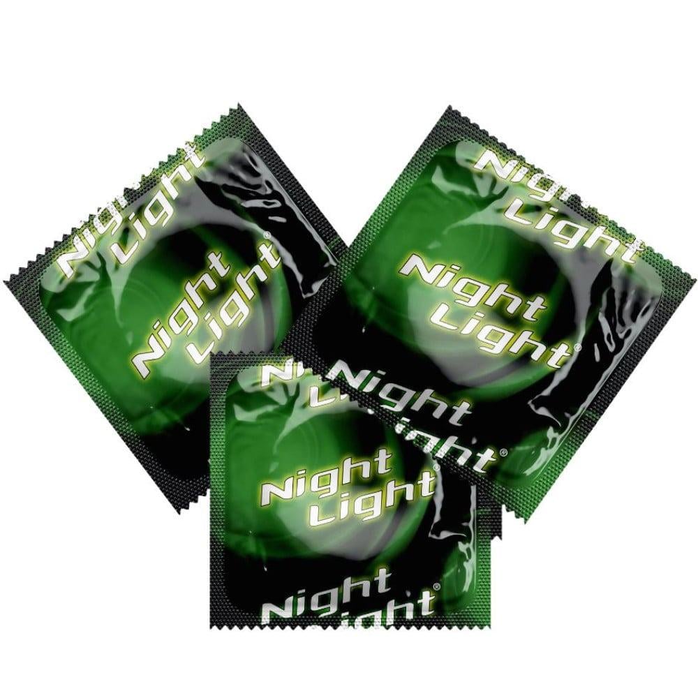 Презерватив латексний Night Light флуоресцентний 1 шт. (12000C) - фото 2