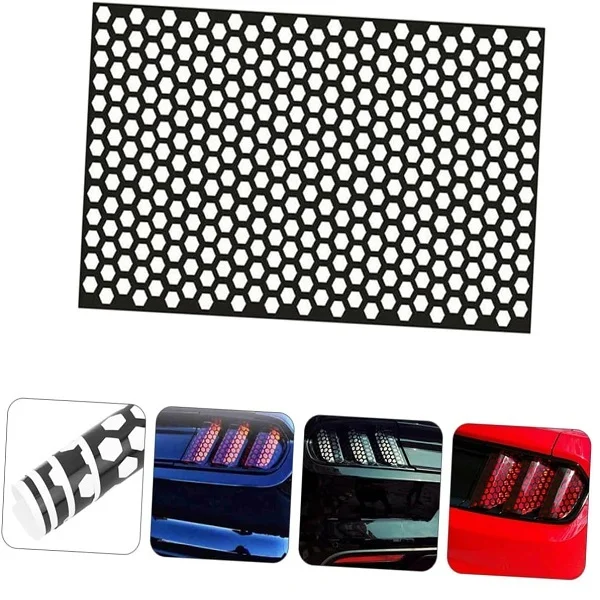 Наклейка сотовая защита для фар автомобиля (D00271) - фото 2 Наклейка сотовая защита для фар автомобиля (D00271) - фото 2