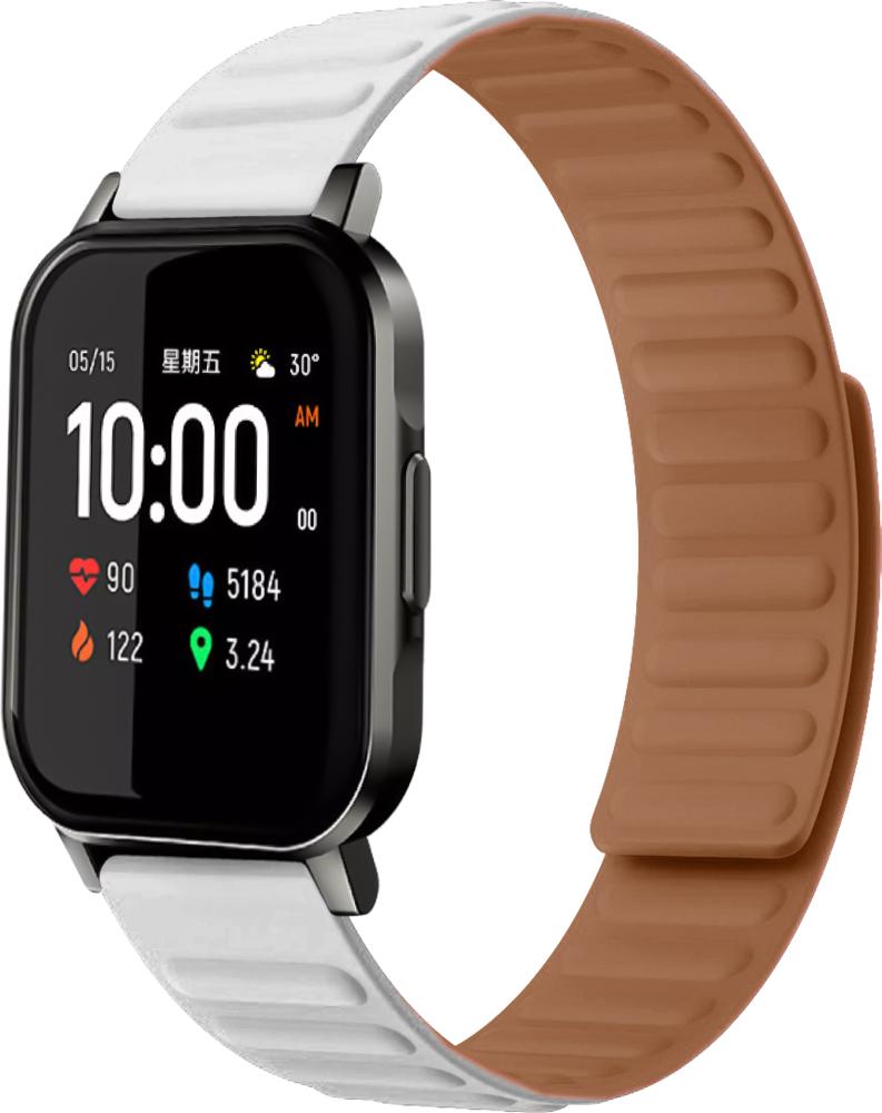 Ремешок Magneter для Haylou Smart Watch 2 (LS02) White (26630-29) Ремешок Magneter для Haylou Smart Watch 2 (LS02) White (26630-29)