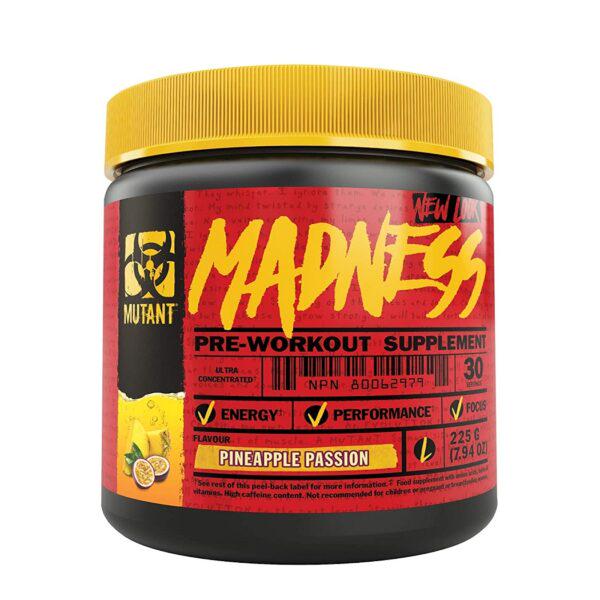 Предтренировочный комплекс MUTANT Madness 225 г Pineapple Passion