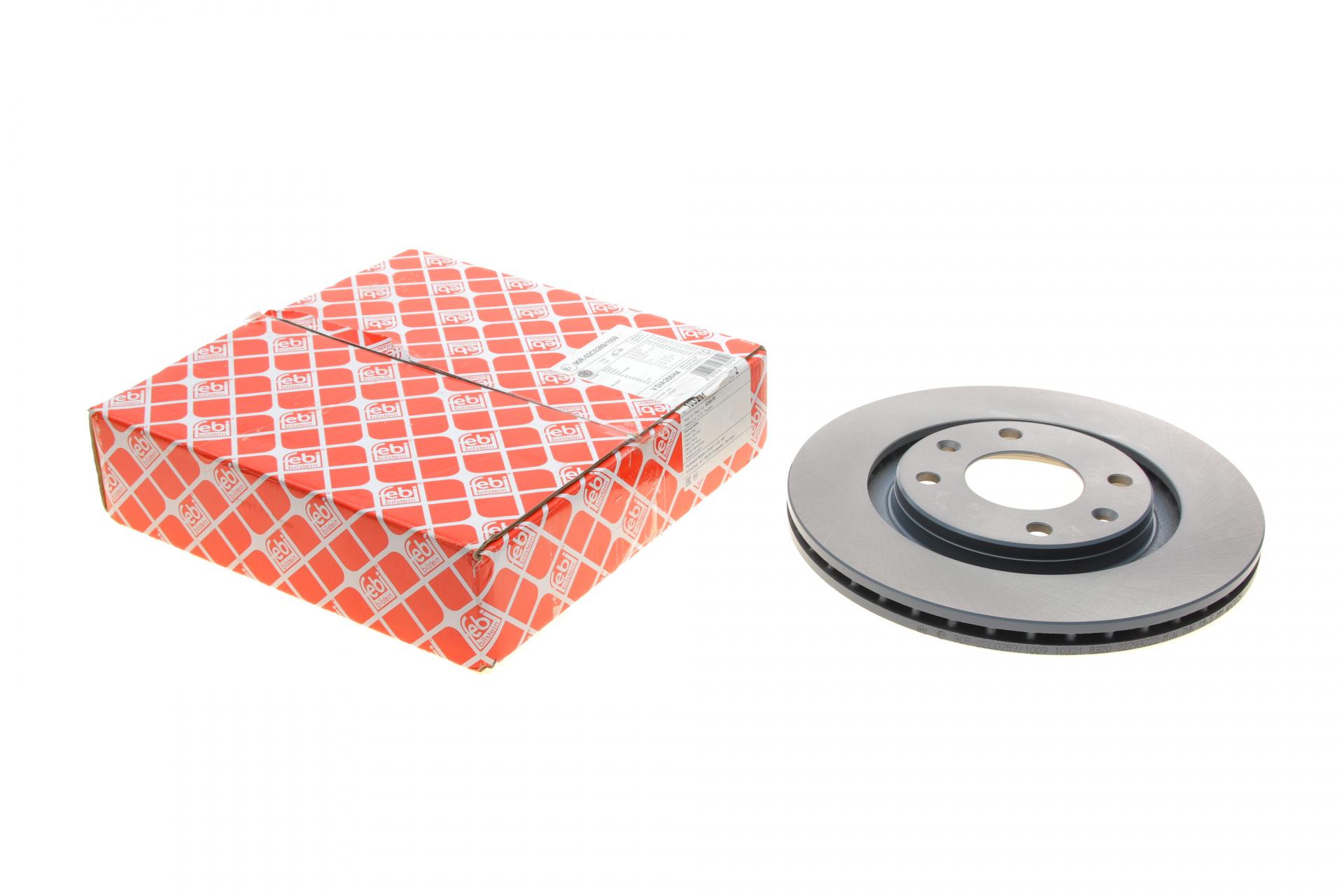 Тормозной диск передний FEBI BILSTEIN для Citroen Berlingo/Peugeot Partner 96-266x20,5 мм (10321)