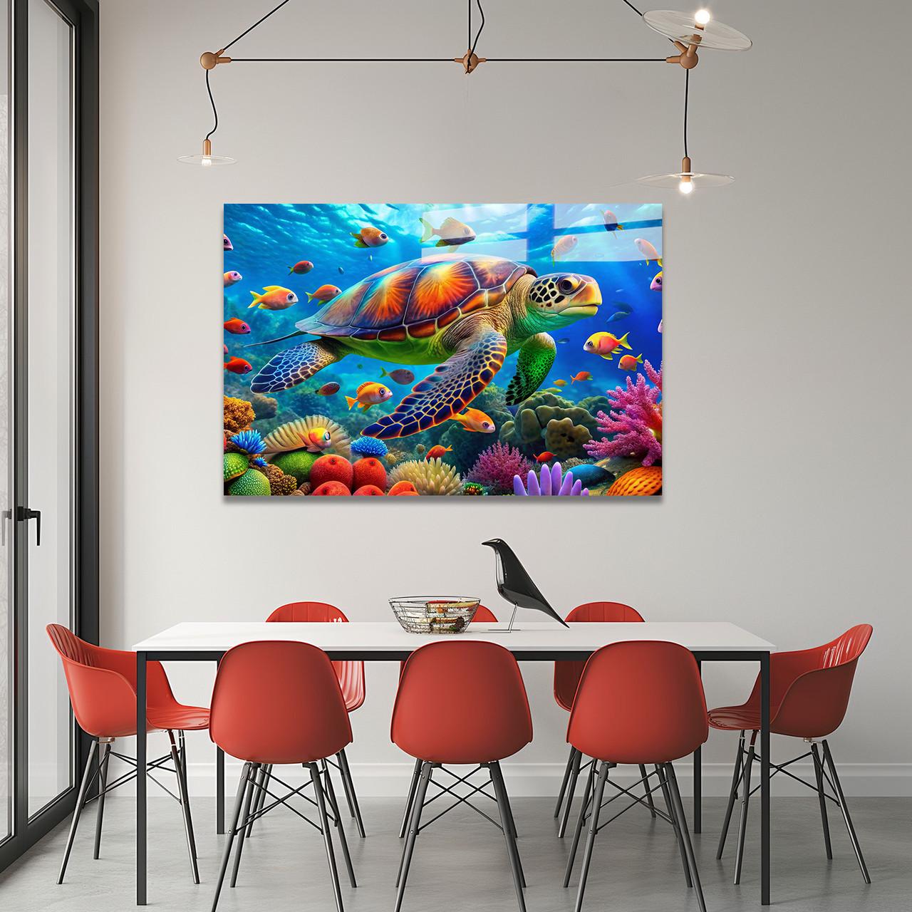 Картина на стекле NovellaPrint Морская гармония 60х40 см (421.1)