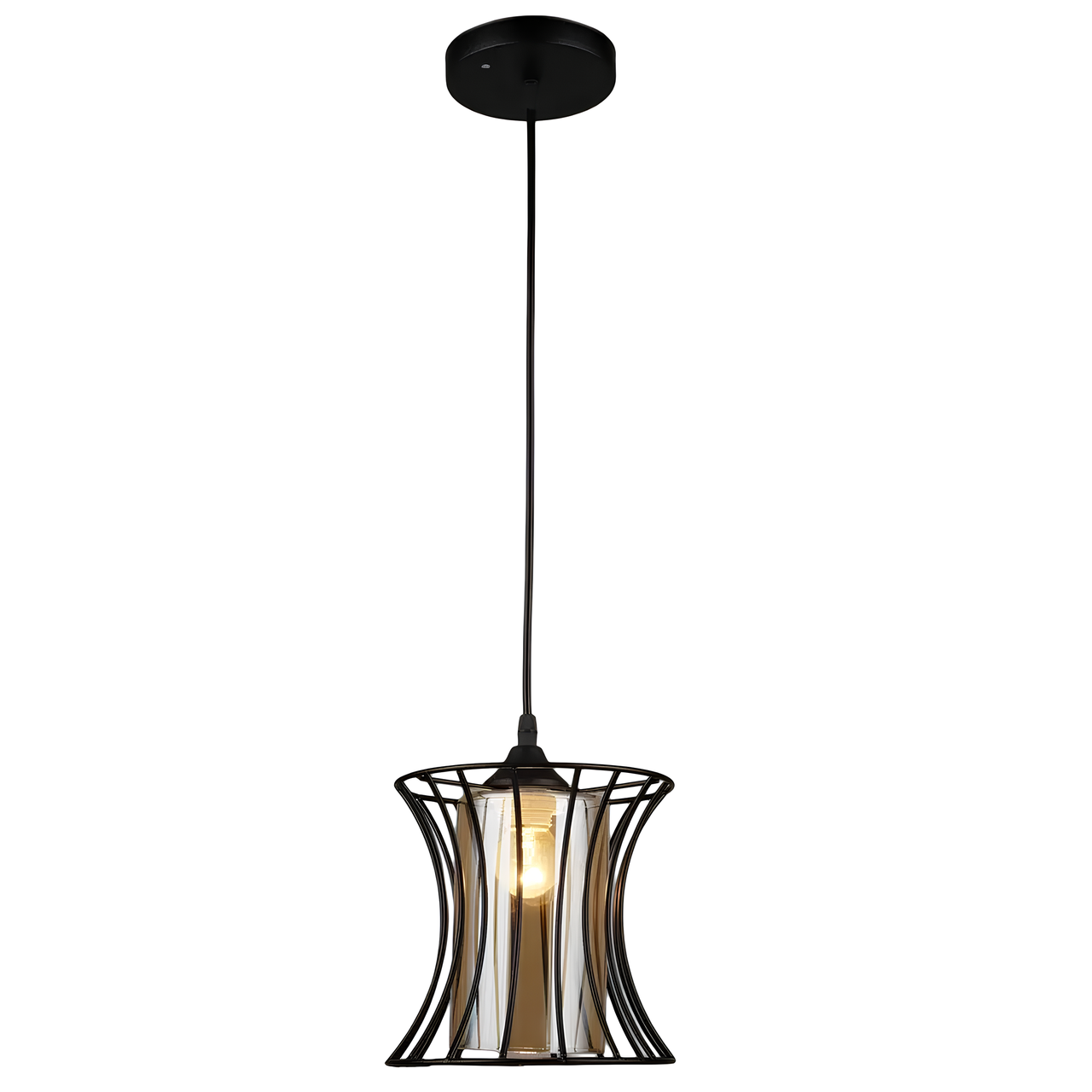 Люстра Svet на четыре поворотных плафона под лампы Е27 Черно-золотой (SR-N4926/4 BK+FGD)