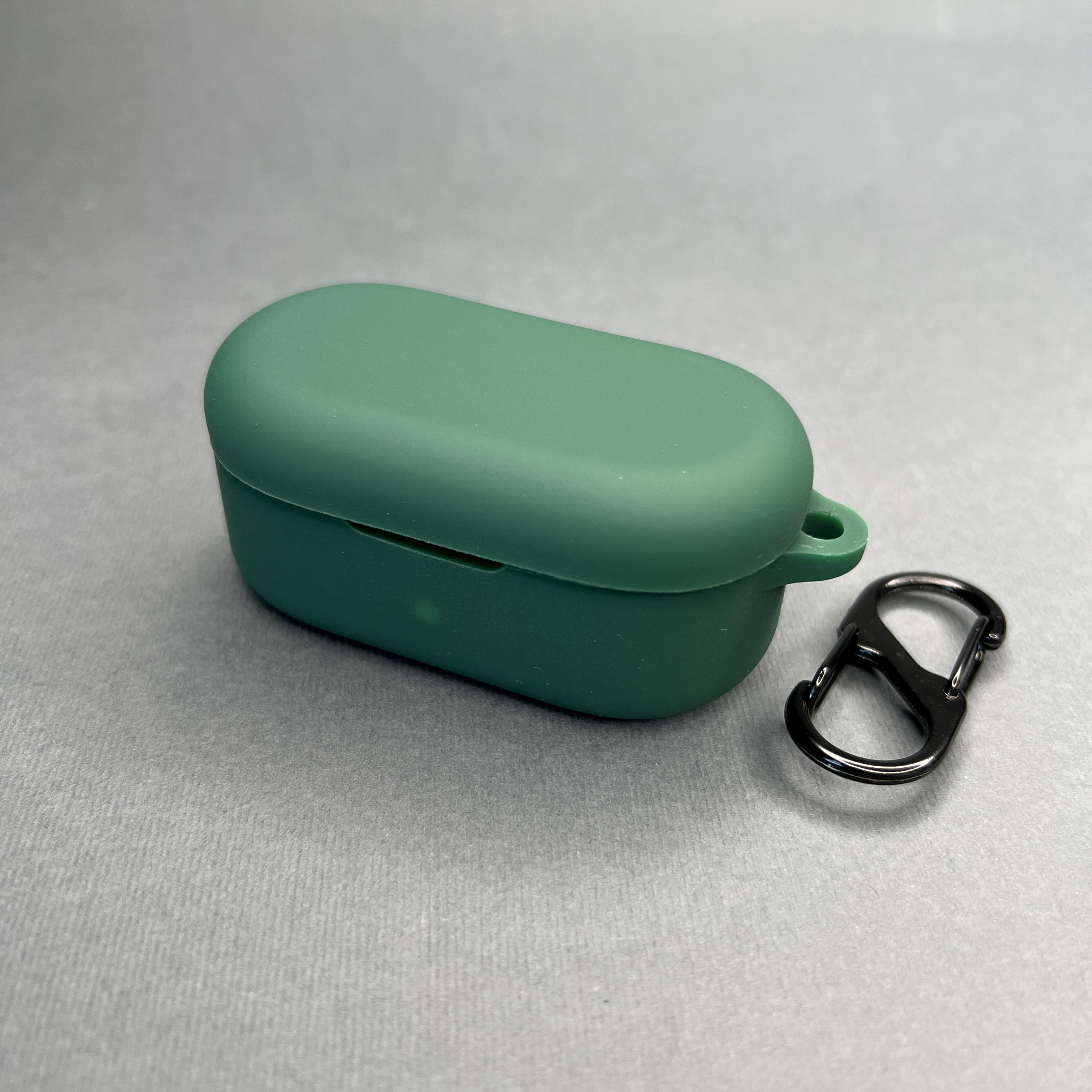 Чохол для навушників Oppo Enco Buds 2 з карабіном протиударний Зелений (798280)