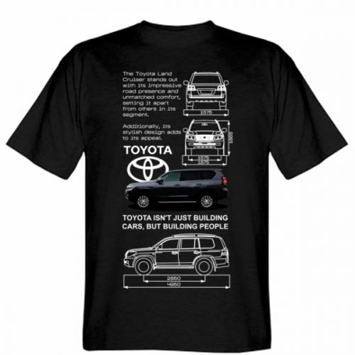 Футболка мужская Gildan Toyota Land Cruiser 2XL Черный (19276455-2-203329-XXL)