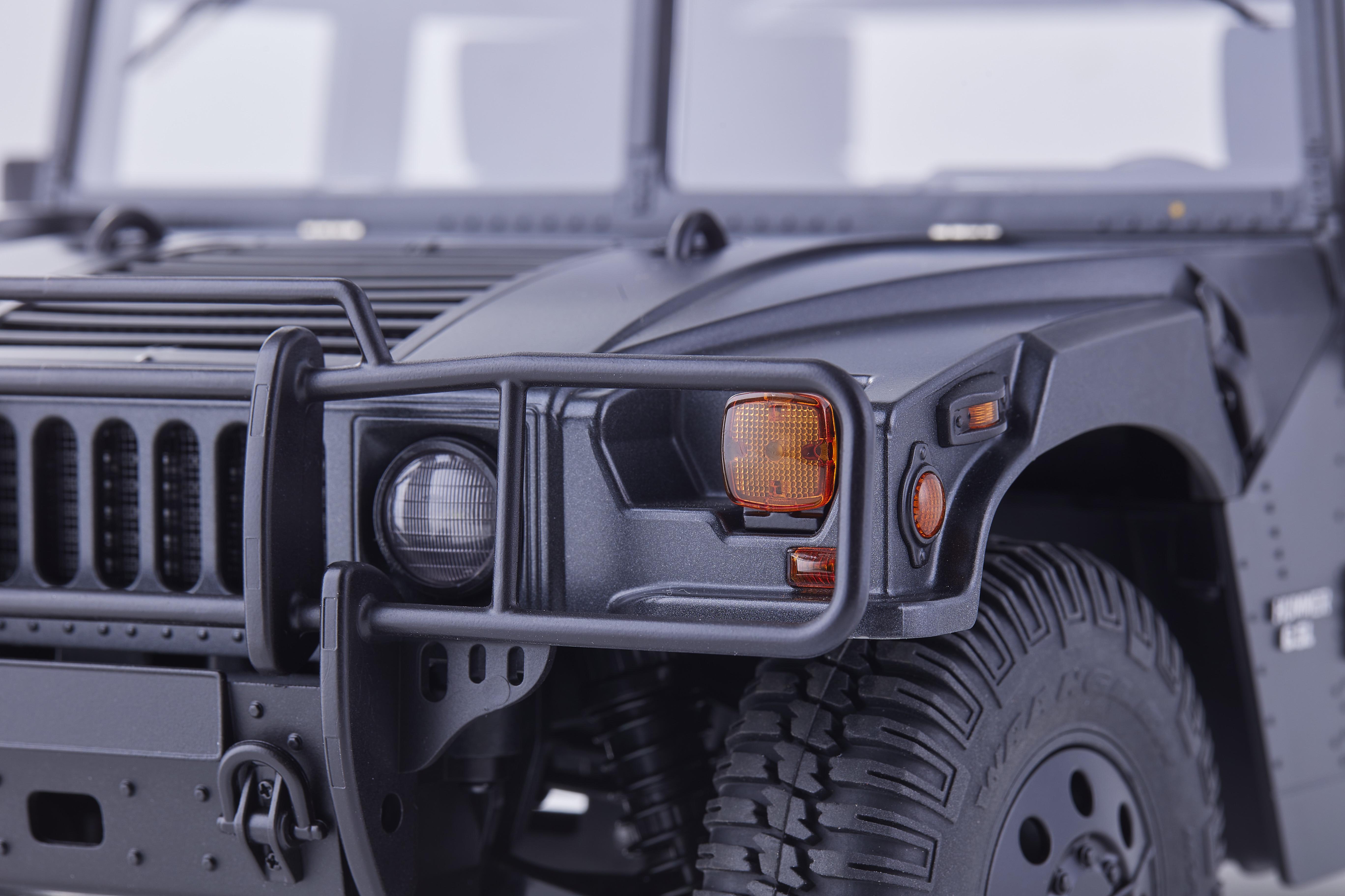 Машинка на радиоуправлении FMS 1:12 HUMMER RS Black - фото 6 Машинка на радиоуправлении FMS 1:12 HUMMER RS Black - фото 6