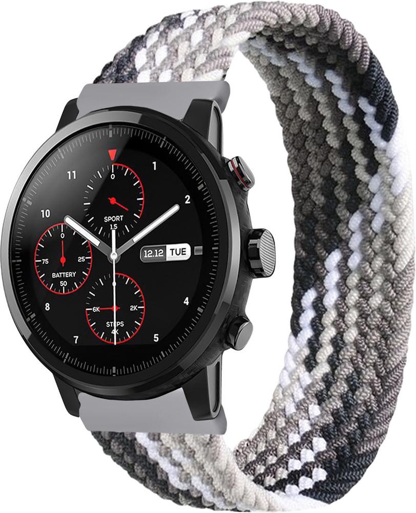 Ремешок Solo Loop Multi для Amazfit Stratos (145 мм) Black Silver (33721-03)