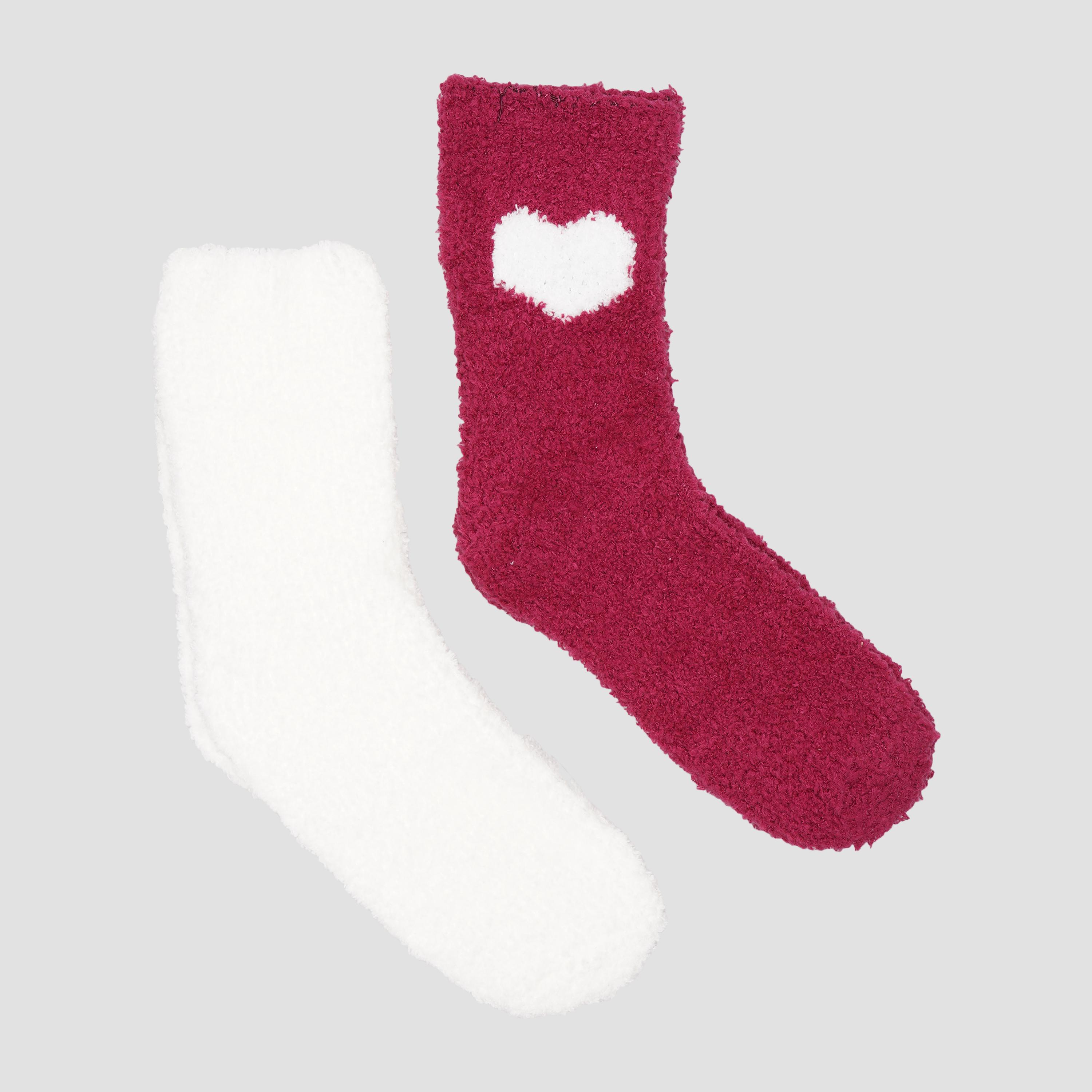 Шкарпетки C&A 2 пари р. 35-38 Малиново-білий (2240274090408)