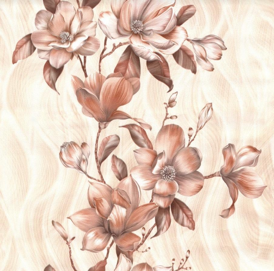 Обои тисненные Эксклюзив Люкс на бумажной основе 0,53х10,05 м Бежевый (071-03)