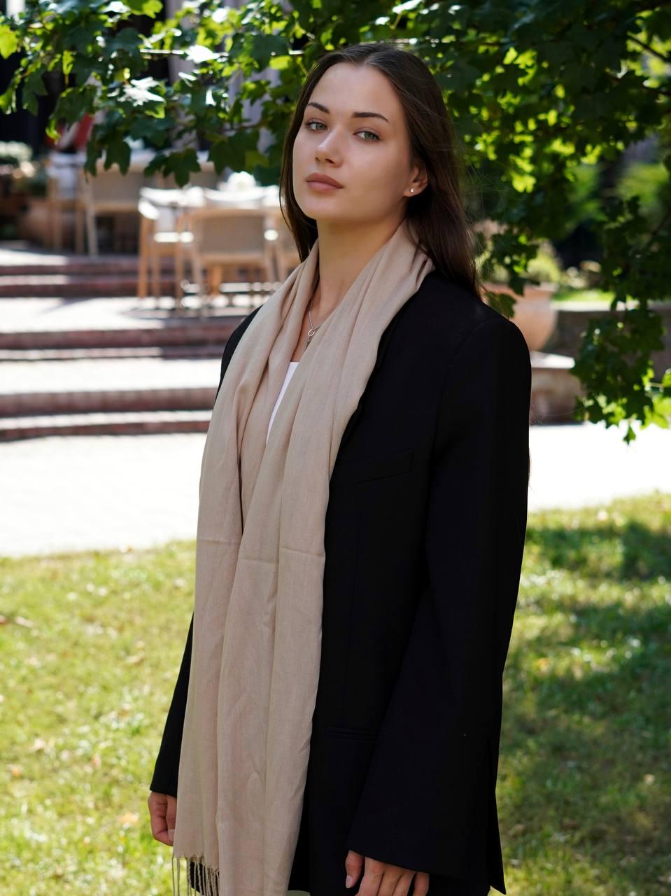 Шарф жіночий My Scarf Мілан 180х60 см Cвітлий-,ежевий (29735136) Шарф жіночий My Scarf Мілан 180х60 см Cвітлий-,ежевий (29735136)