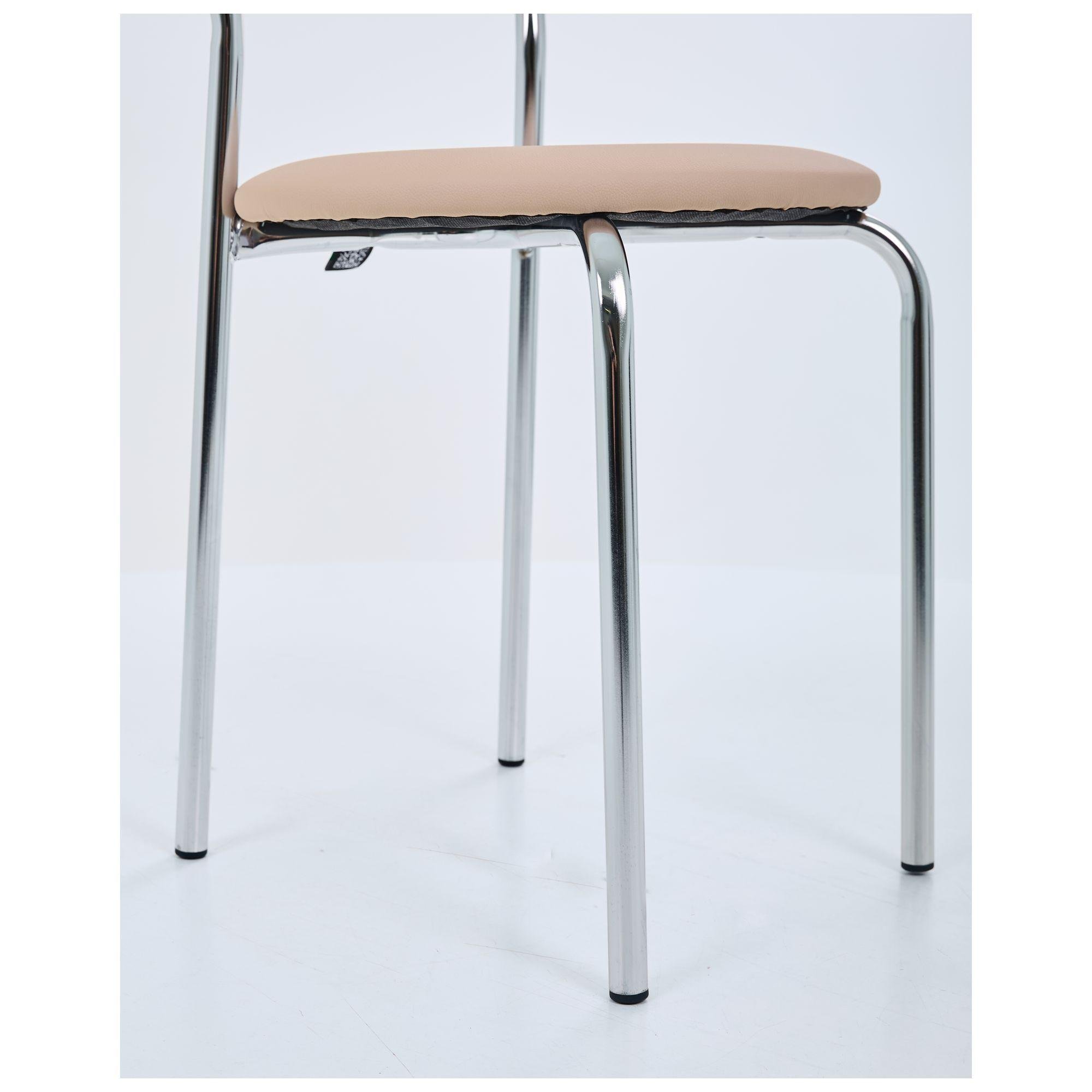 Стілець кухонний Маркос Хром/Бежевий (431064298764873649873168724) - фото 8 Стілець кухонний Маркос Хром/Бежевий (431064298764873649873168724) - фото 8
