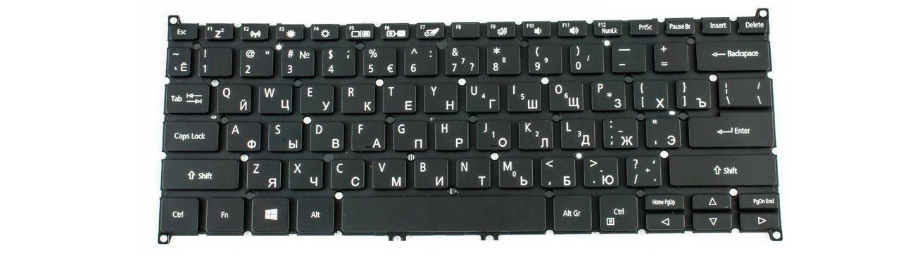 Клавіатура для ноутбука Acer Spin SP513-52N матова (NK.I1313.03Z)