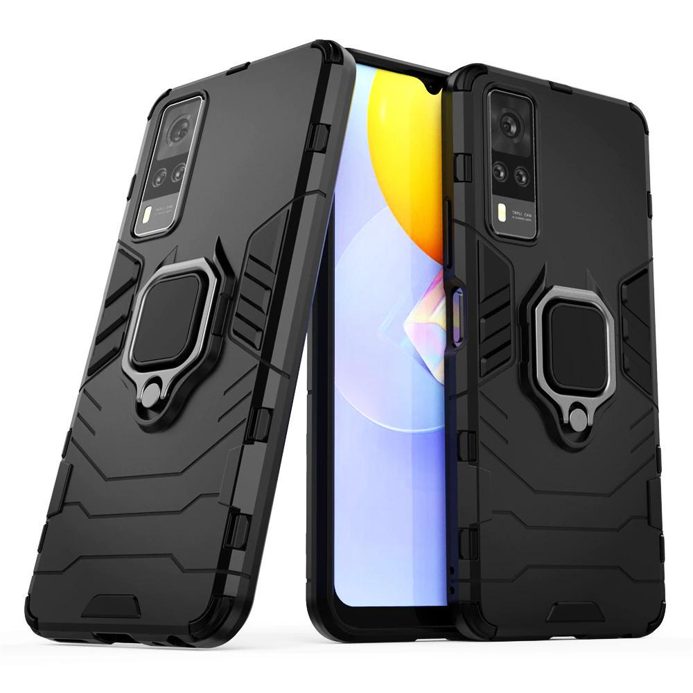 Протиударний чохол Vivo Y31 (підставка кільце) Black (26716-2B)