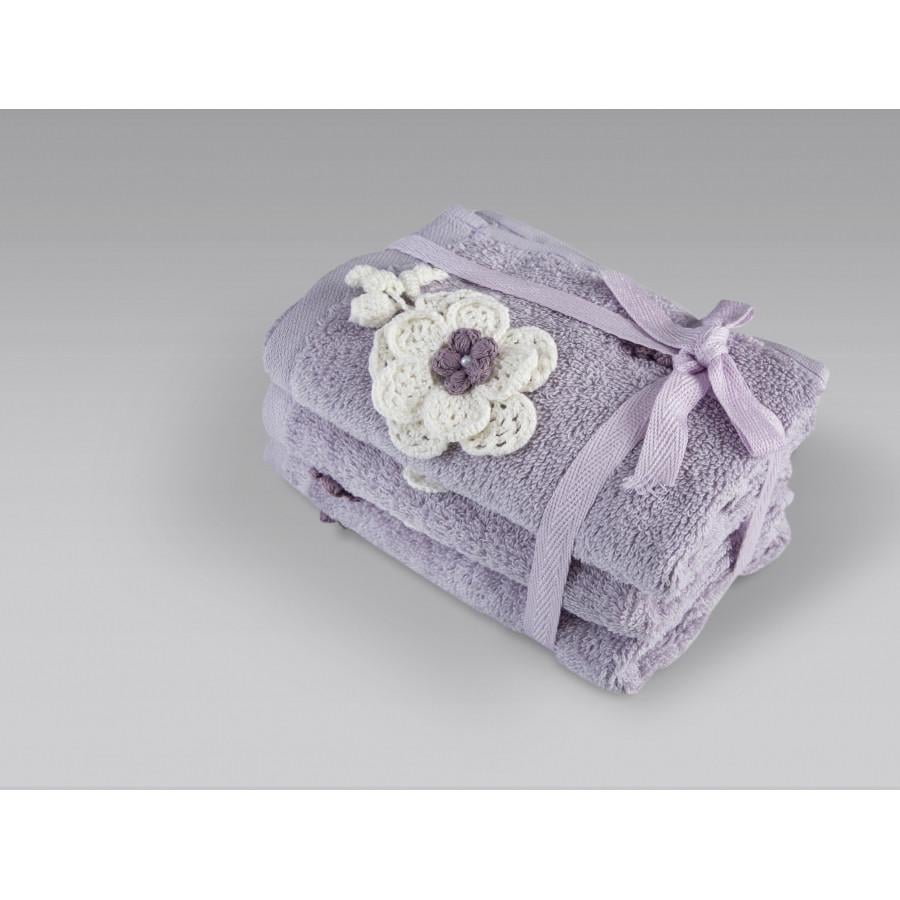 Набор полотенец Irya Lona lila 30х50 3 шт. Лиловый (svt-2000022253246) - фото 1 Набор полотенец Irya Lona lila 30х50 3 шт. Лиловый (svt-2000022253246) - фото 1