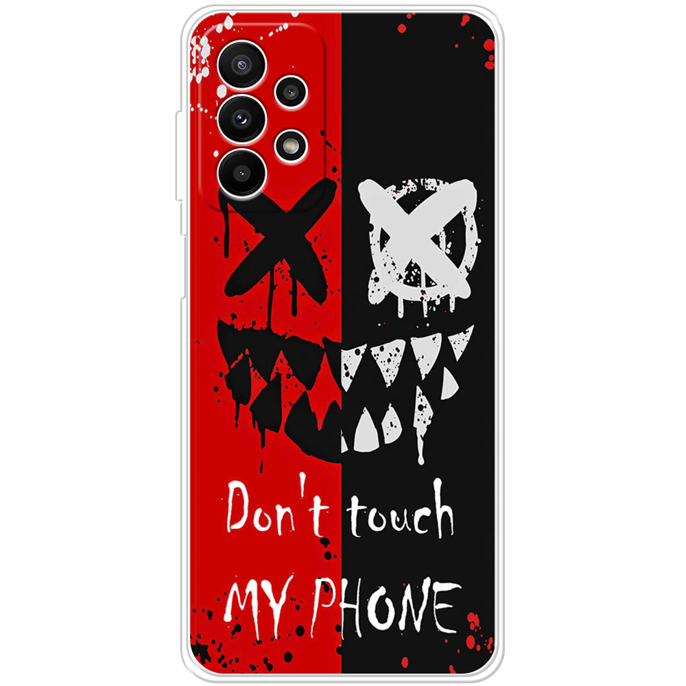 Чехол BoxFace Samsung Galaxy A23 (A235) Bad Smile Прозрачный силикон (44373-up2468-44373)