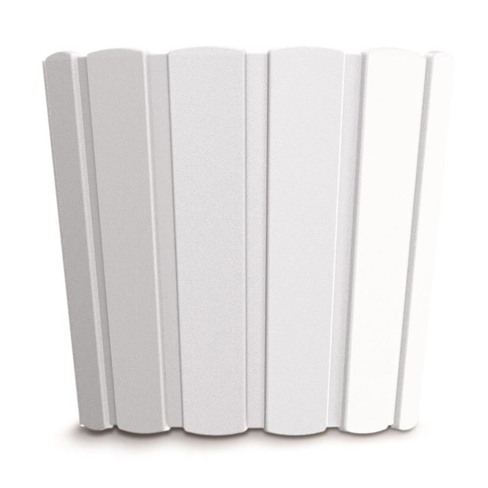Горшок для цветов Prosperplast Boardee Basic 24х24х21,5 см Белый (25609-449)