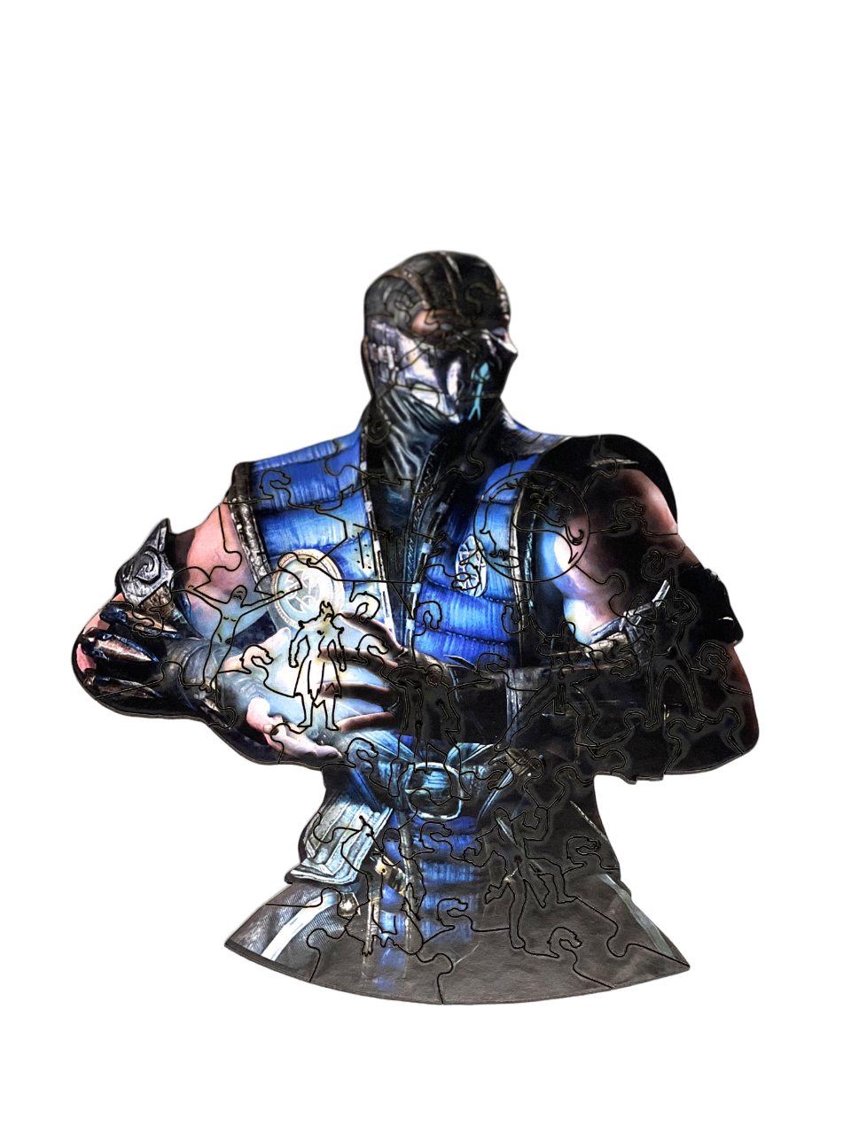 Пазл фигурный Max Woody Mortal Kombat-Sub Zero A4 46 деталей