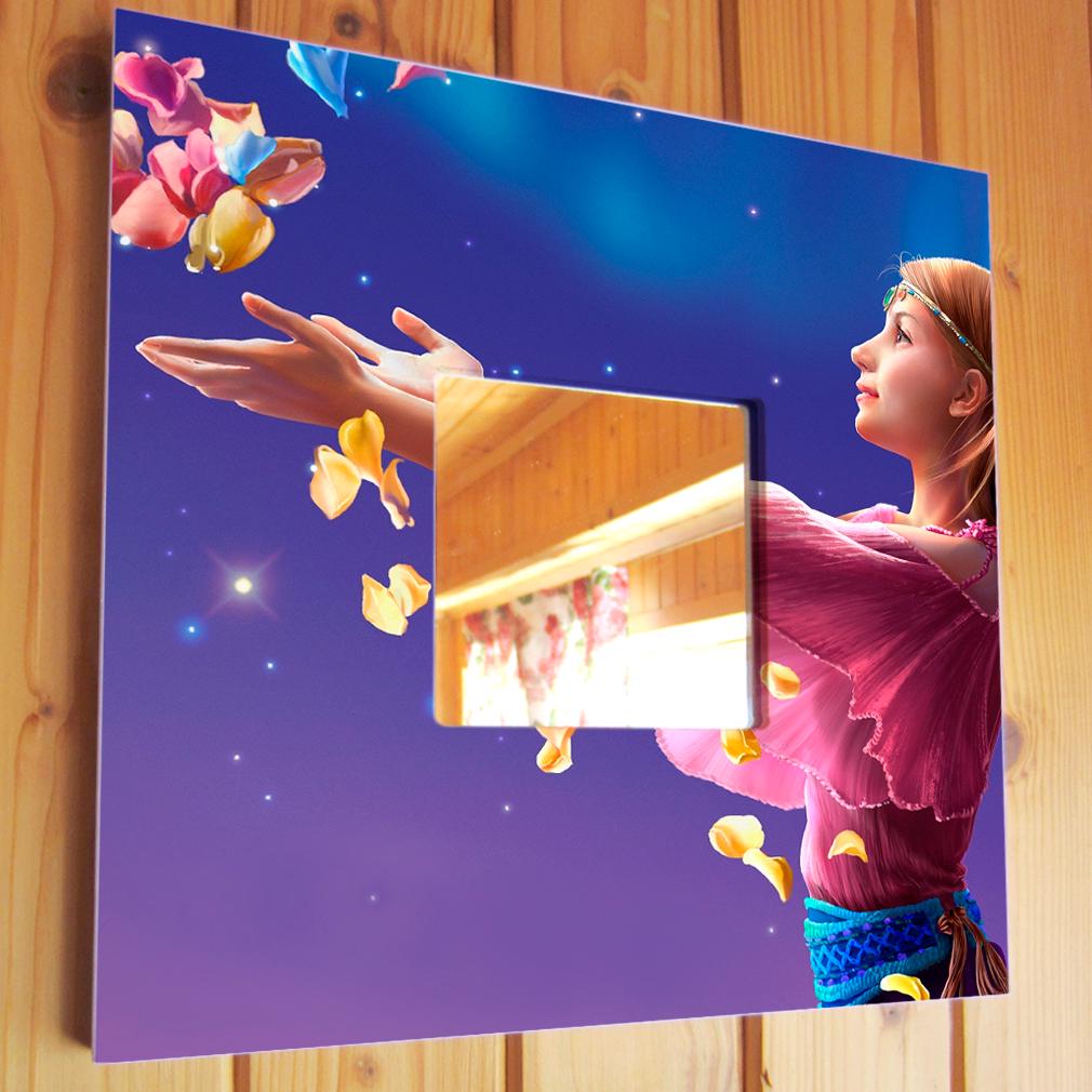 Зеркало декоративное Манга Аниме 260х260 мм (M03901)