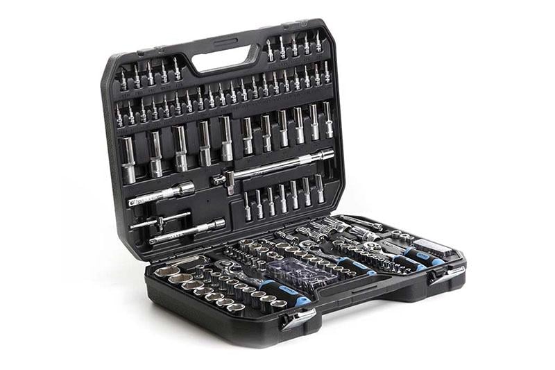 Набор насадок и инструментов Apro CrV 1/4" 3/8" 1/2" 90T 171 шт. (251471)