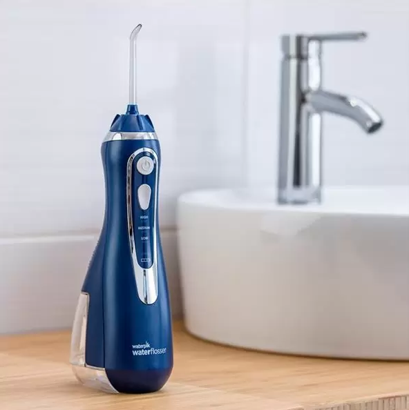 ᐉ Ирригатор Waterpik WP-563 Cordless Advanced Water Flosser Blue (69898 ...