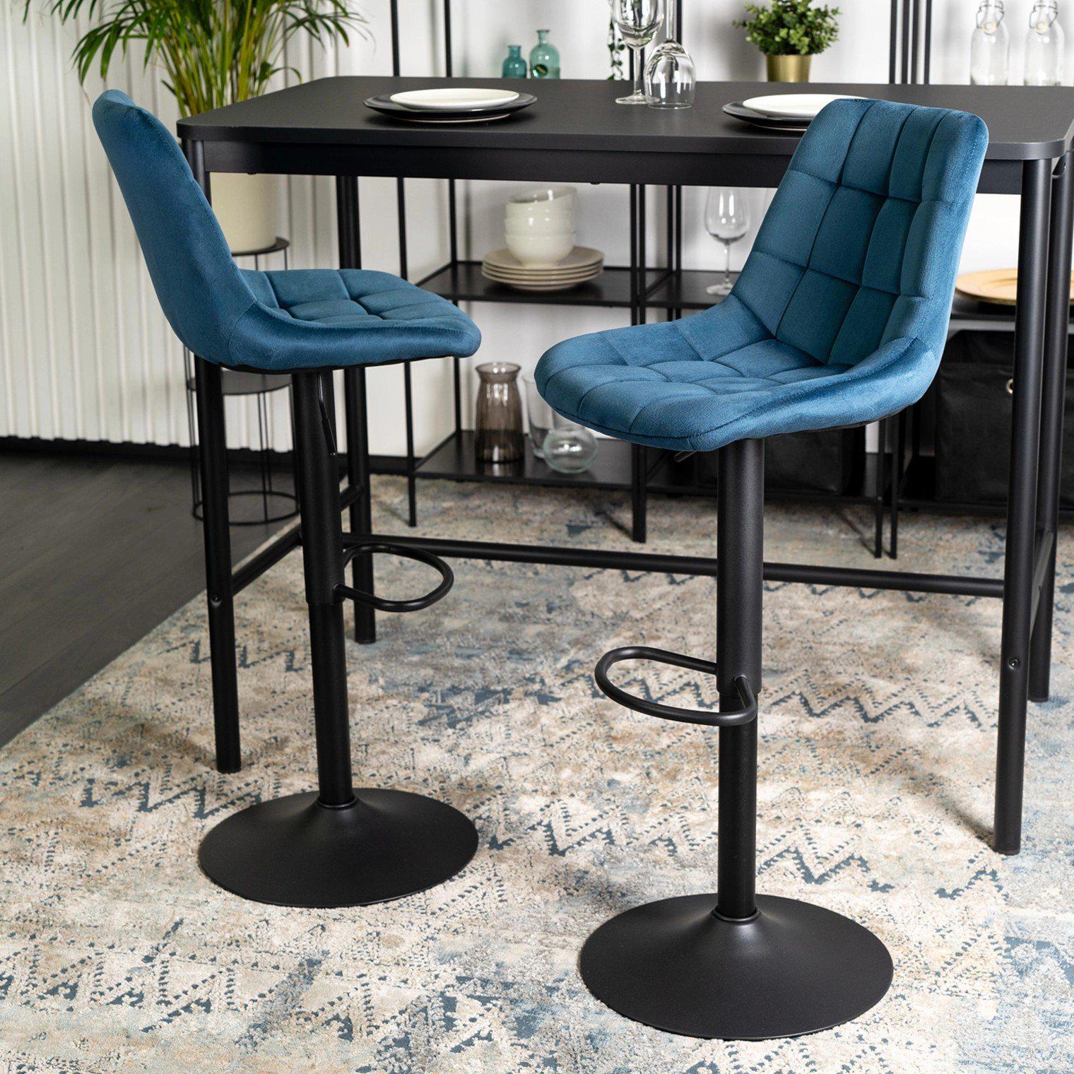 Барный стул Mebel Elite ARCOS 2 Welur Синий (ME.ARCOS2/GR/V/H) - фото 12 Барный стул Mebel Elite ARCOS 2 Welur Синий (ME.ARCOS2/GR/V/H) - фото 12