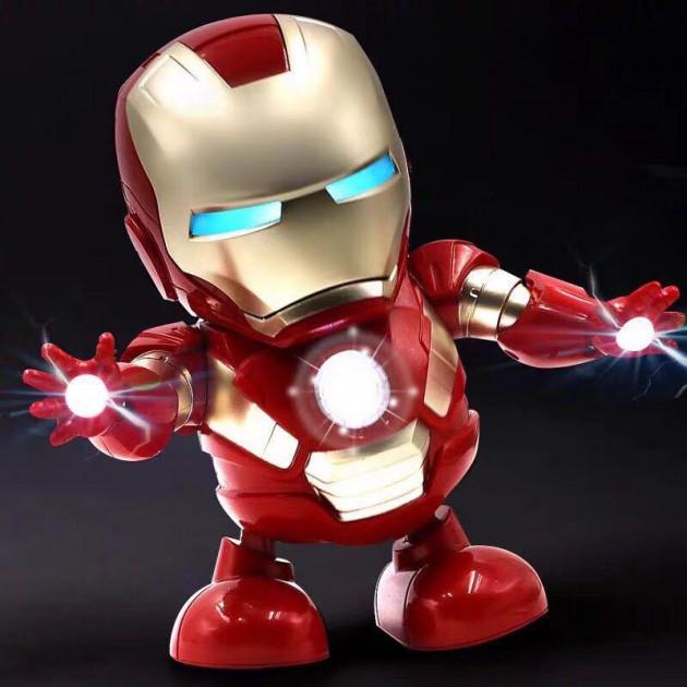 Интерактивная игрушка Sunroz Dance Super Hero Iron Man танцующий робот - фото 2