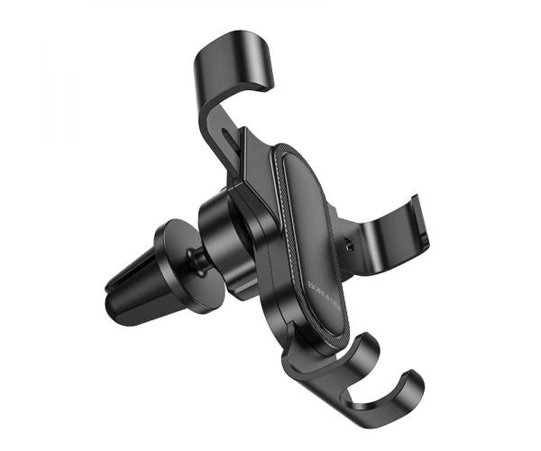 Держатель автомобильный Borofone BH74 Rock gravity car holder Black - фото 5