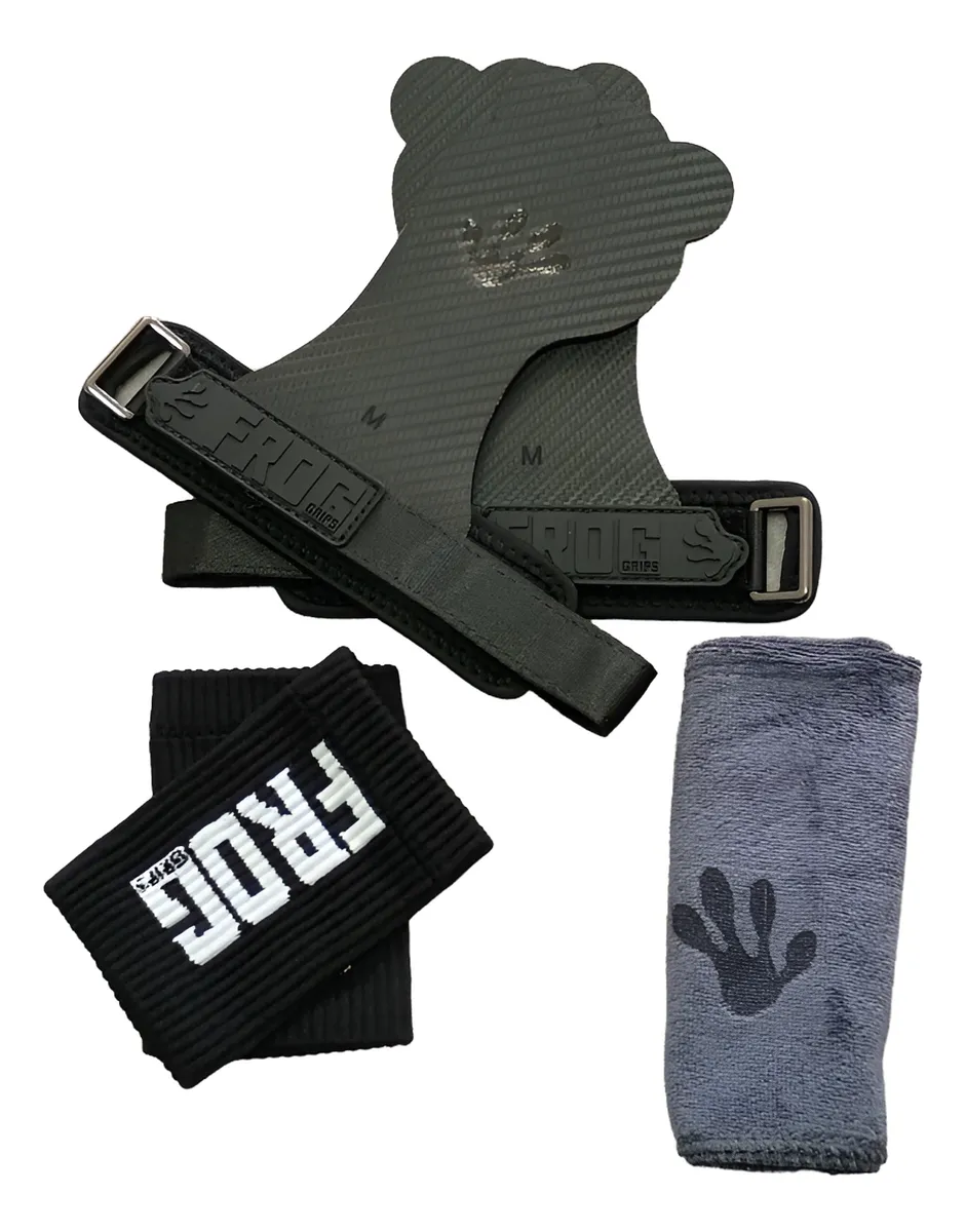 Накладки гимнастические безмагнезионные Frog ELITE GRIPS 4.0 HD XL Черный (id_4132)