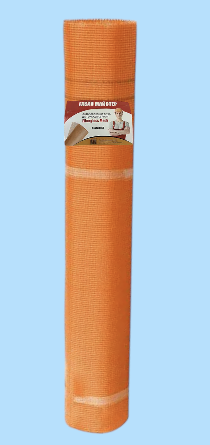 Стеклосетка штукатурная Мастер PREMIUM М160 160 г/м2 10 м Оранжевый (1012) - фото 3 Стеклосетка штукатурная Мастер PREMIUM М160 160 г/м2 10 м Оранжевый (1012) - фото 3