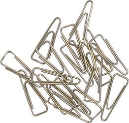 Скріпки трикутні Buromax нікельовані 31 мм 100 шт. (BM.5019) Скріпки трикутні Buromax нікельовані 31 мм 100 шт. (BM.5019)