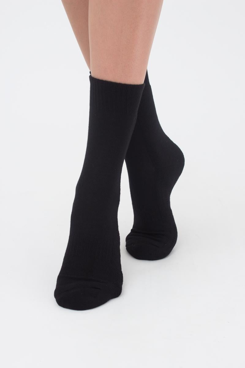 Носки женские классические с махровой стопой Giulia WS3 TERRY SPORT 006 р. 36/40 Black (27067957)