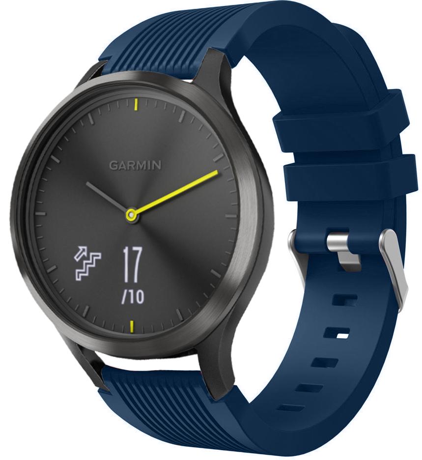 Ремешок Line для Garmin Vivomove HR Dark Blue (22297-5D) - фото 2 Ремешок Line для Garmin Vivomove HR Dark Blue (22297-5D) - фото 2