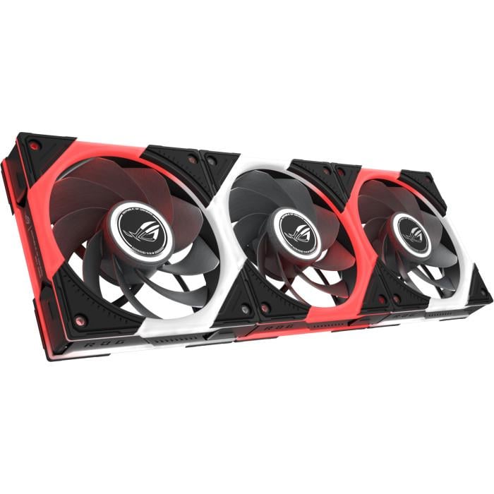Комплект корпусных вентиляторов ASUS ROG Eurux GR120 FAN Reverse 120 мм 2200 об/мин ARGB 3 шт. Black (90DA00K0-B09020)