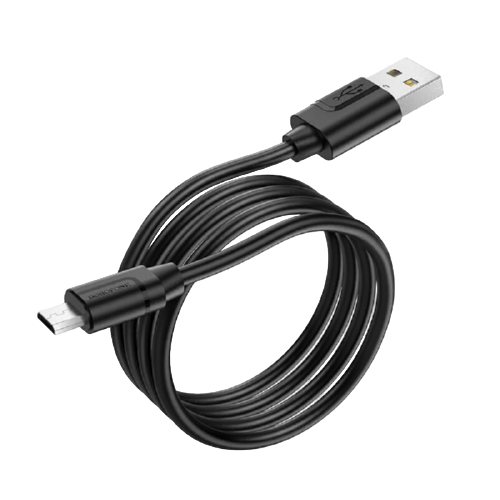 Кабель Borofone Micro USB Harmony BX55 2,4 A 4,5 мм 1 м Black (546253)