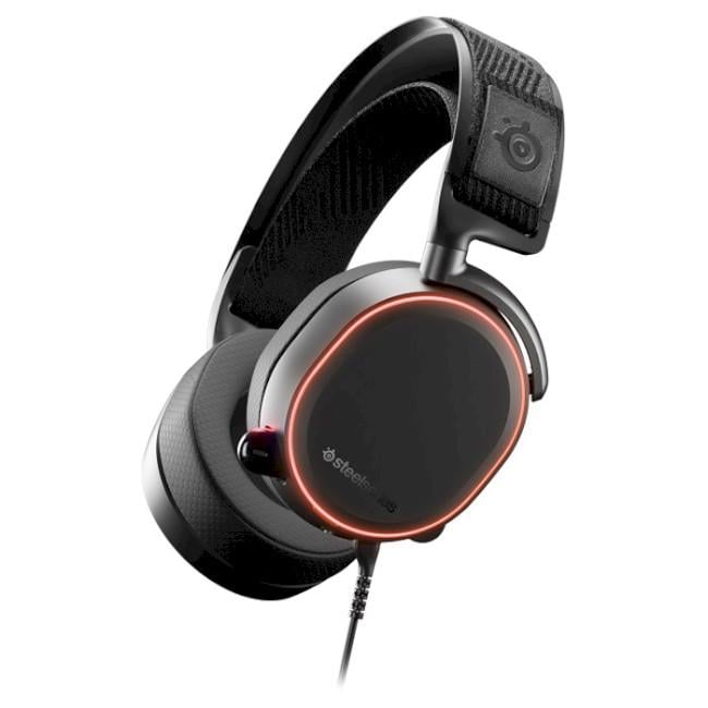 Навушники геймерські SteelSeries Arctis Pro та GameDAC з LED-підсвічуванням Чорний (61453) - фото 2