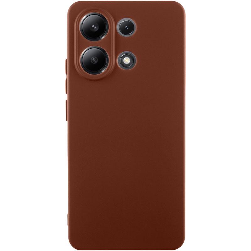 Протиударний чохол Silicone Cover Lakshmi Full Camera (AA) для Xiaomi Redmi Note 13 4G коричневий