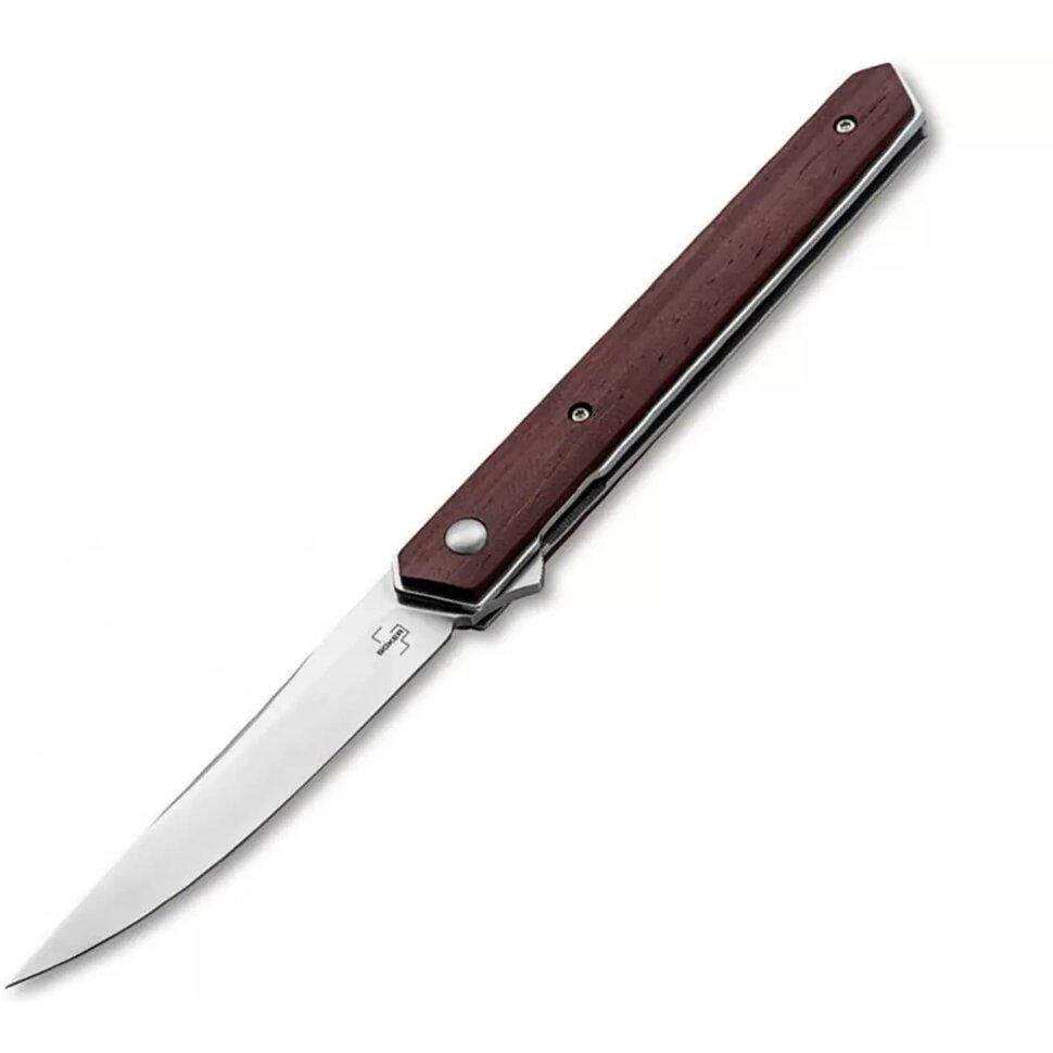 Туристические нож складной Boker Plus Kwaiken Air Cocobolo Wooden (01BO168)