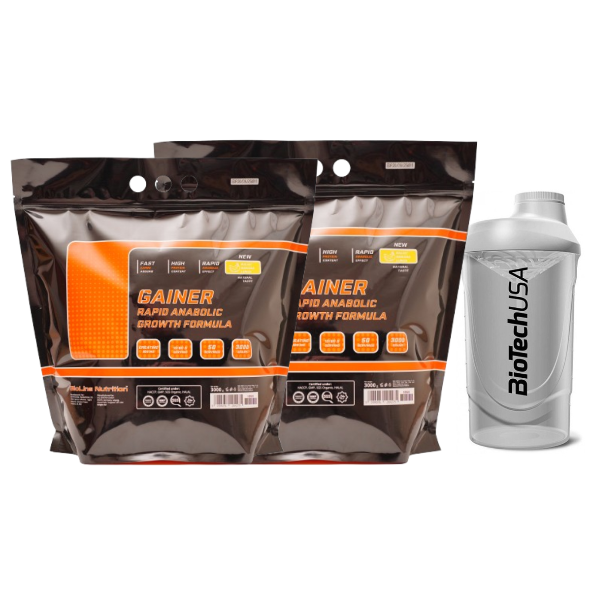 Набір гейнер високовуглеводний 2 шт. 6 кг