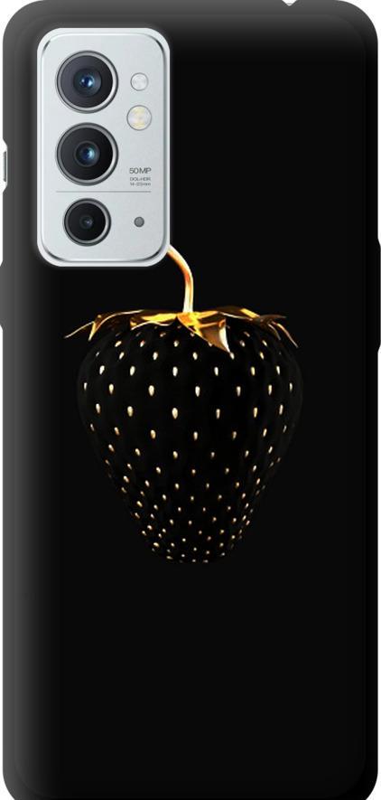 Чехол на OnePlus 9RT Черная клубника (3585b-2520-42517)