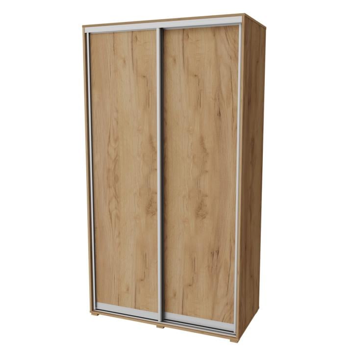 Шкаф-купе Неман Симпл 1200 ЛДСП 220х120х60 см Дуб крафт золотой (45730)