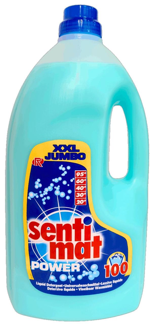 Гель для стирки Sentimat Power концентрированный Rösch Group автомат 5 л 100 стирок